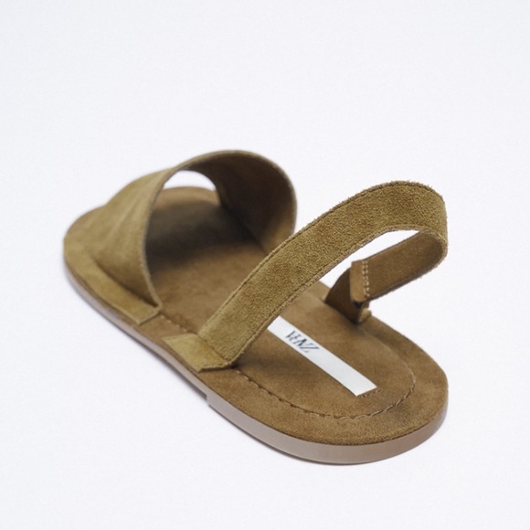 Zara Cow Leather Sandals - Picture 3 of 8